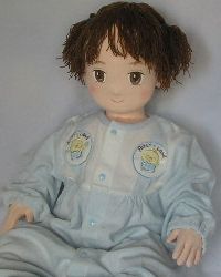 ベビーブルーの服