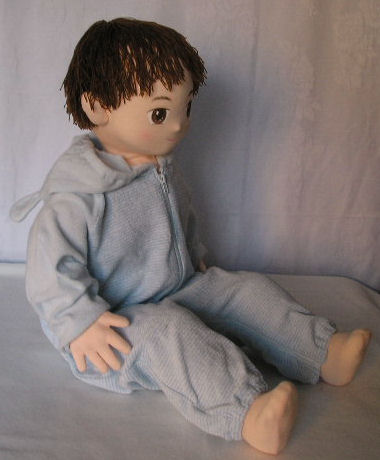 フードつきカバーオール