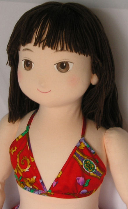 ふっくらホッペに細い眼