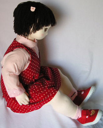 水玉服の女の子