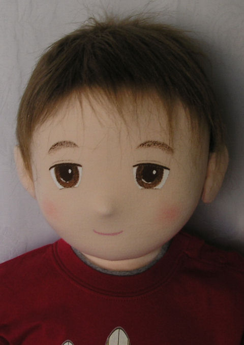 茶色のふわふわ髪