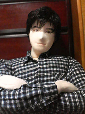 眼鏡を外したところ